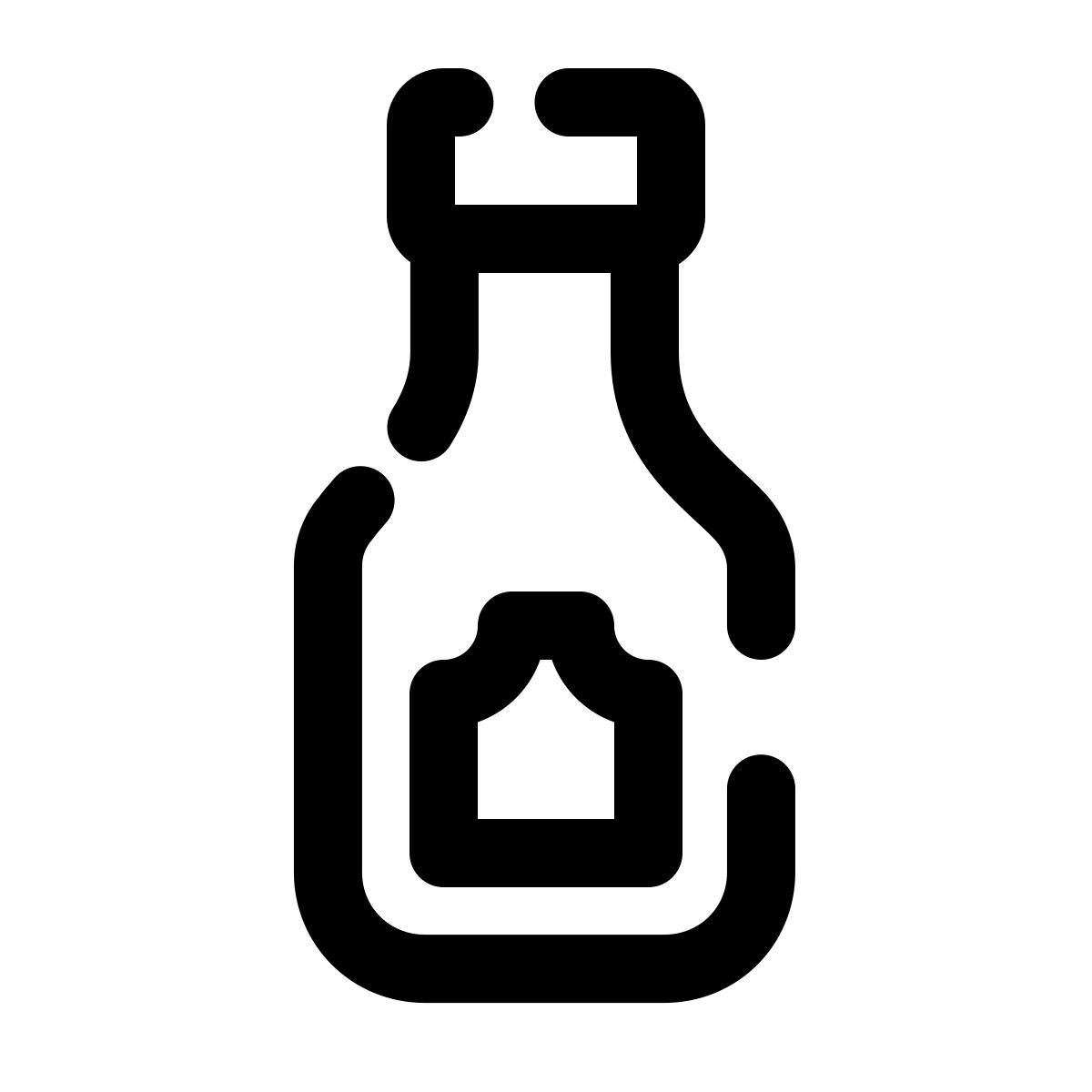 pulsar line style ketchup icon