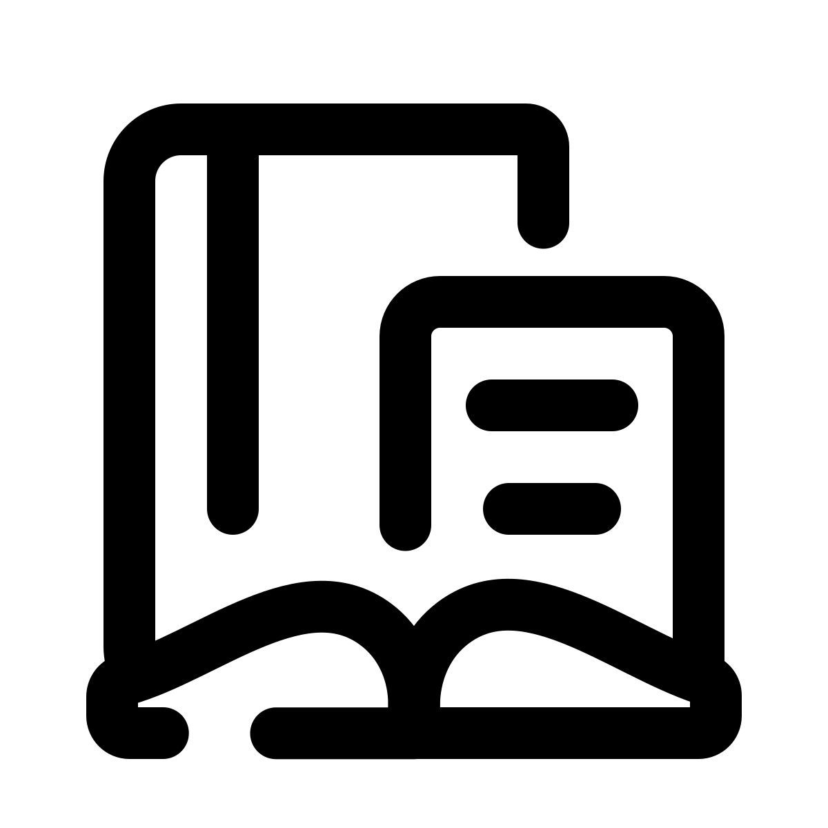 pulsar line style 지식 icon