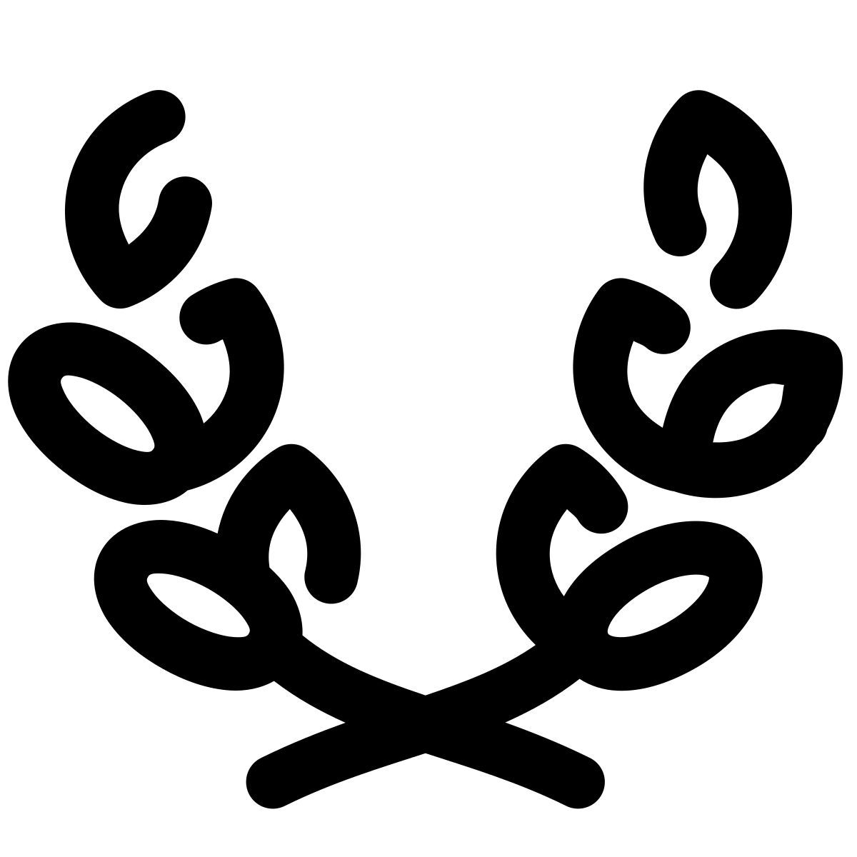 pulsar line style 로렐 화환 icon