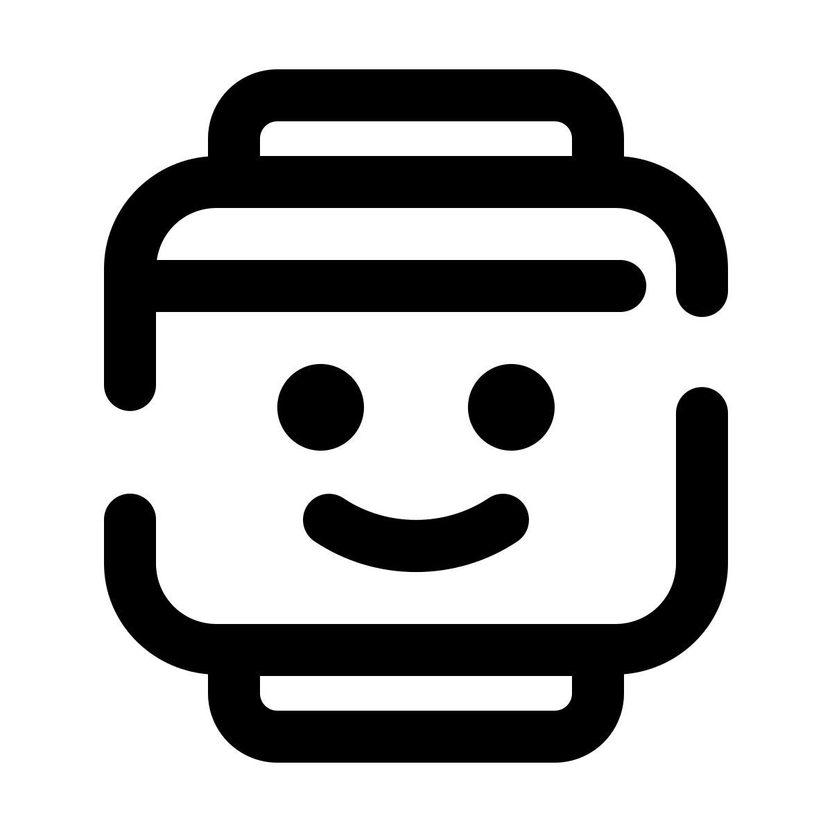 pulsar line style cabeza de lego icon