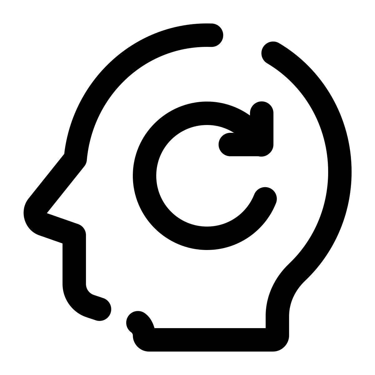 pulsar line style prendre une décision icon