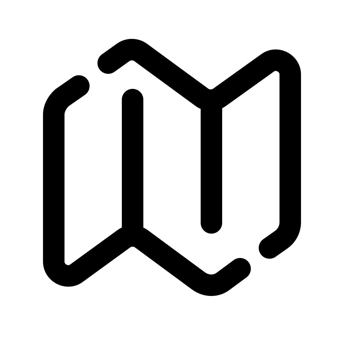 pulsar line style mapa icon