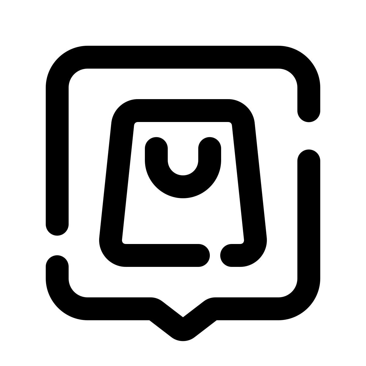 pulsar line style plaza del mercado icon