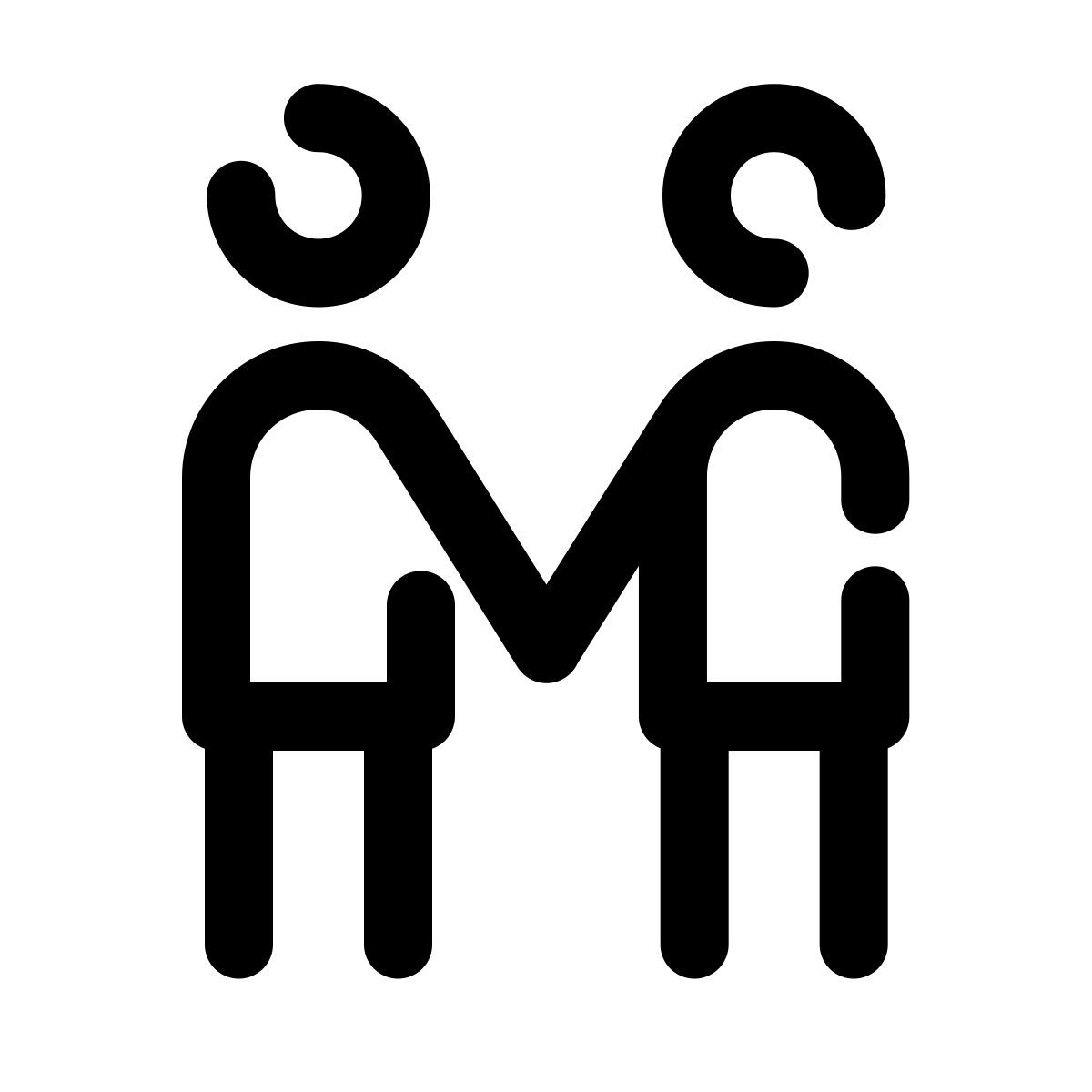 pulsar line style meeting icon