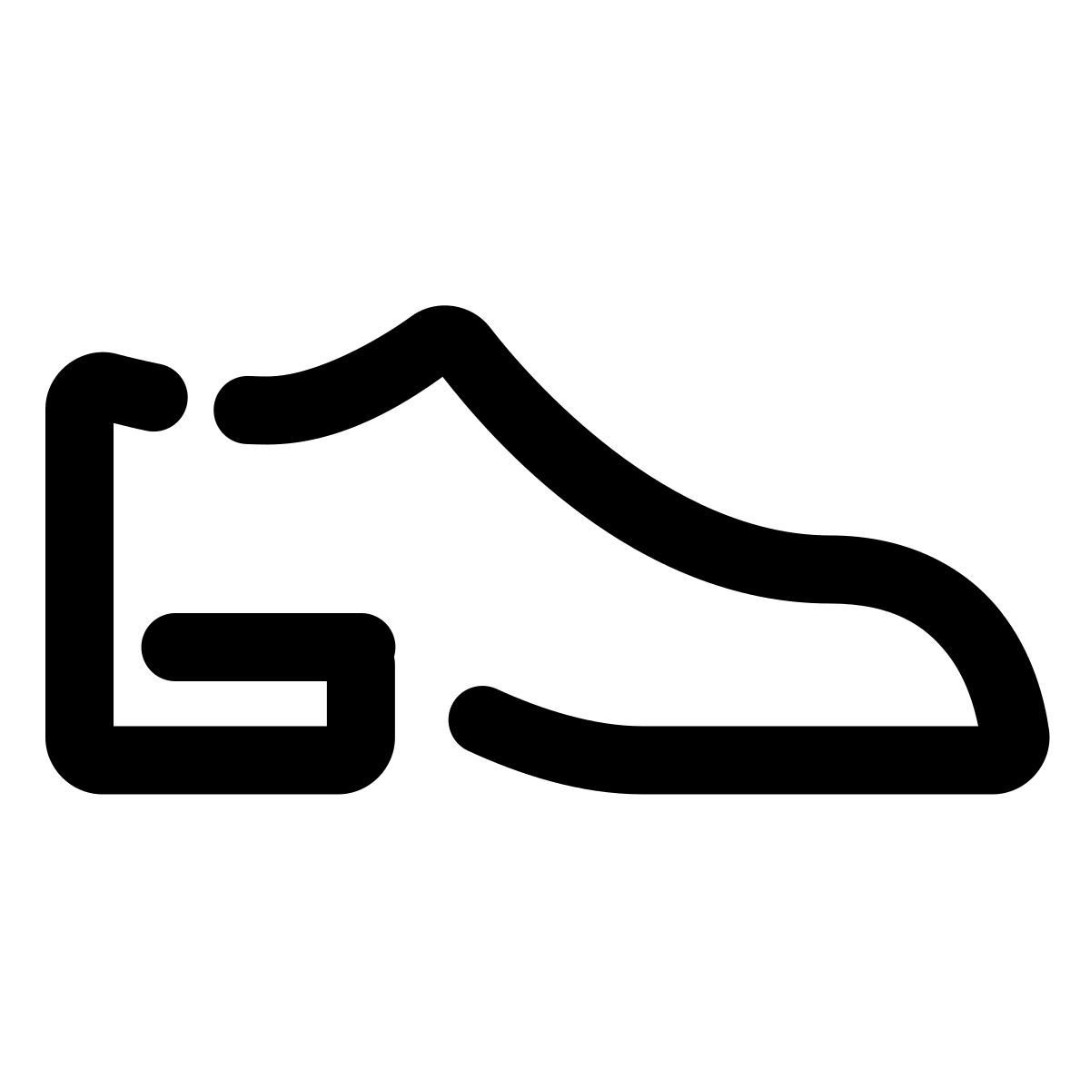 pulsar line style 남자`신발 icon