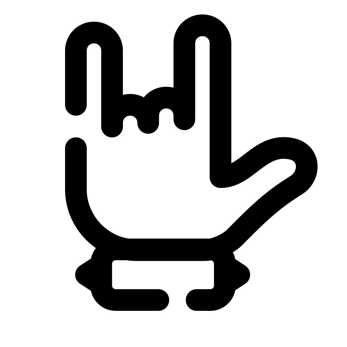 pulsar line style música metal icon