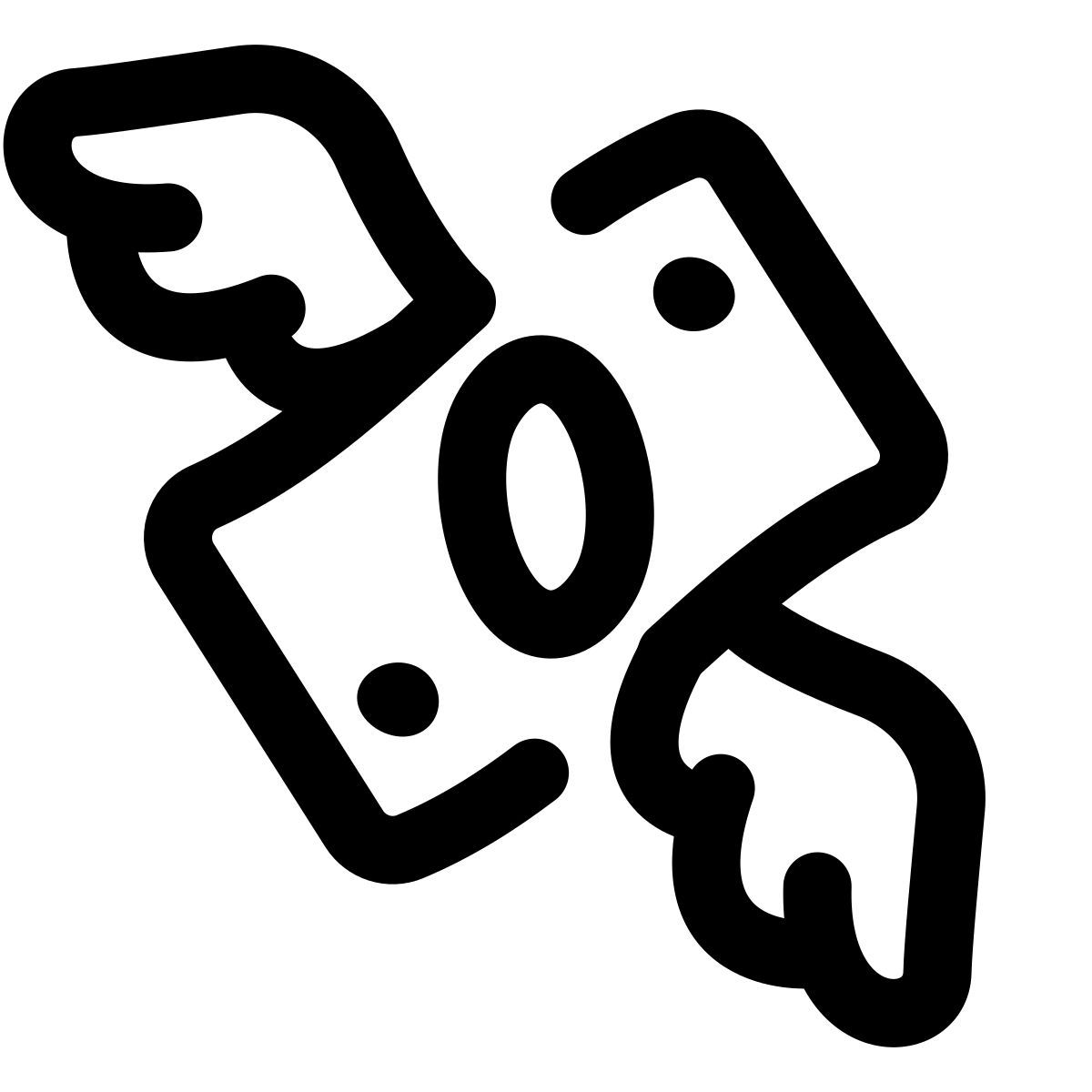 pulsar line style money with wings icon