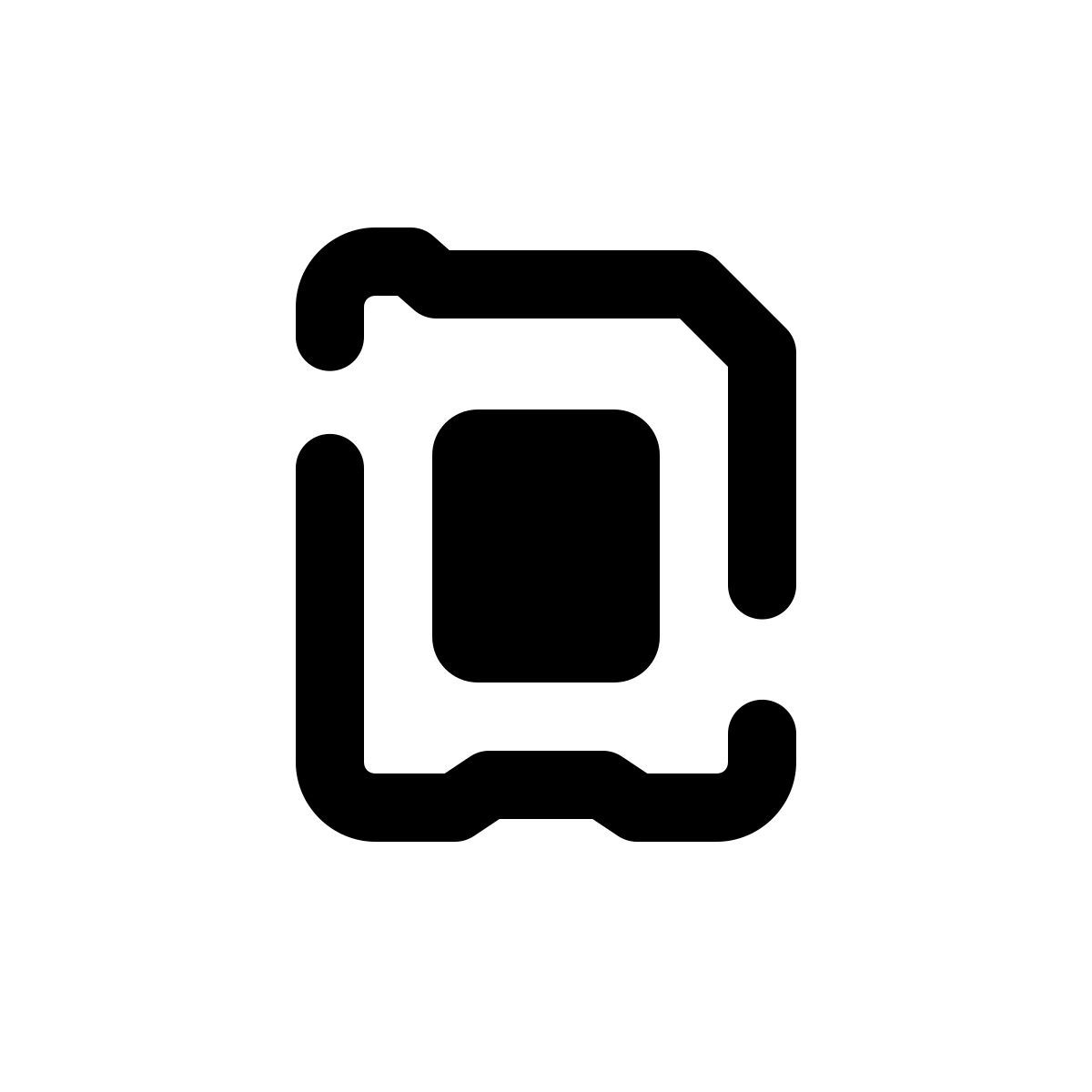 pulsar line style carte nano sim icon