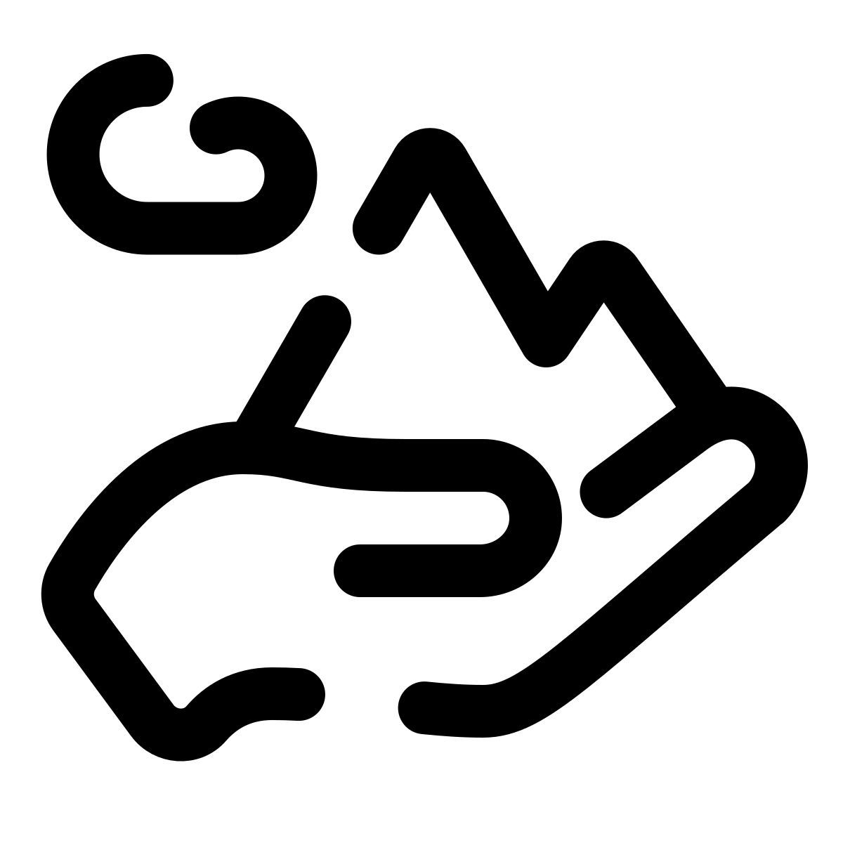 pulsar line style nature icon