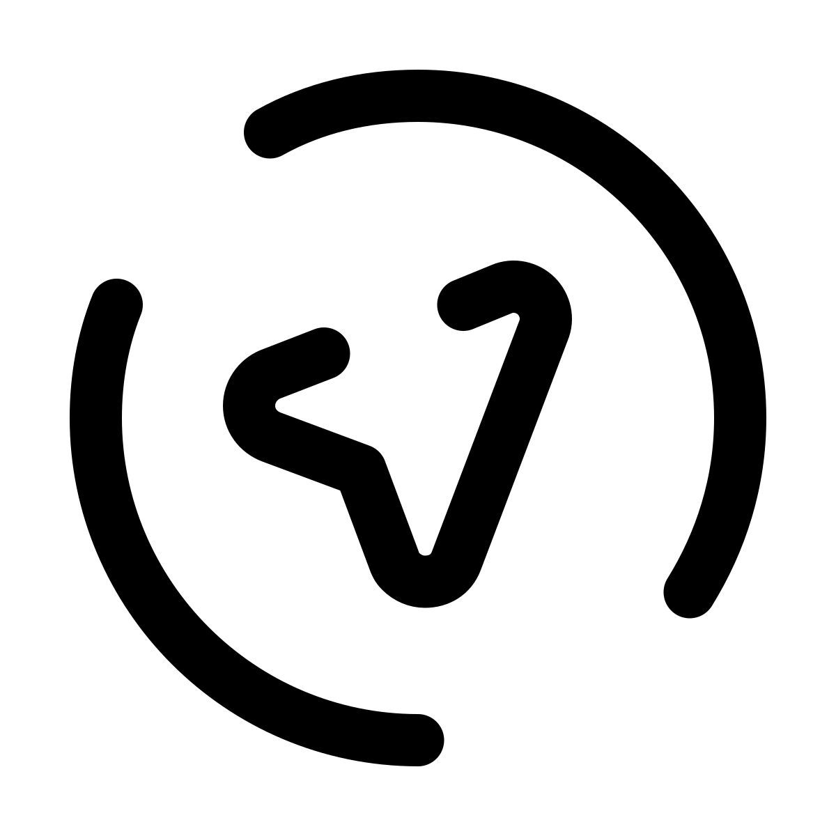 pulsar line style navigate icon