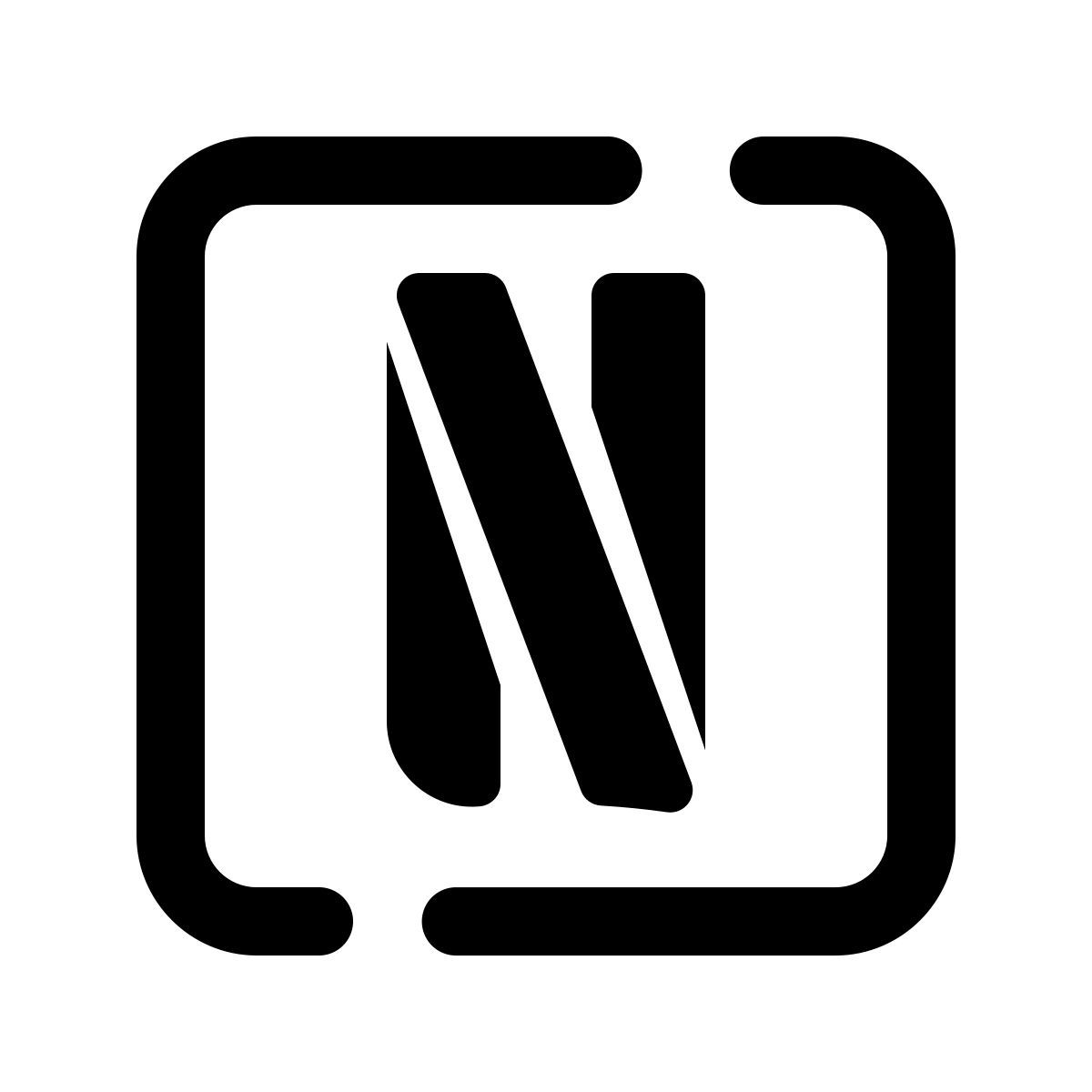 pulsar line style application de bureau netflix icon