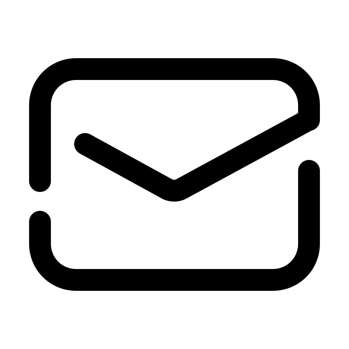 pulsar line style email icon
