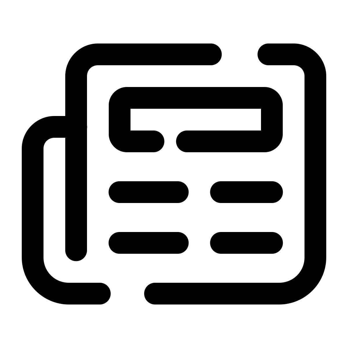 pulsar line style газета icon