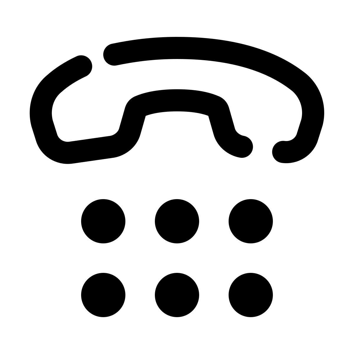 pulsar line style clavier numérique icon