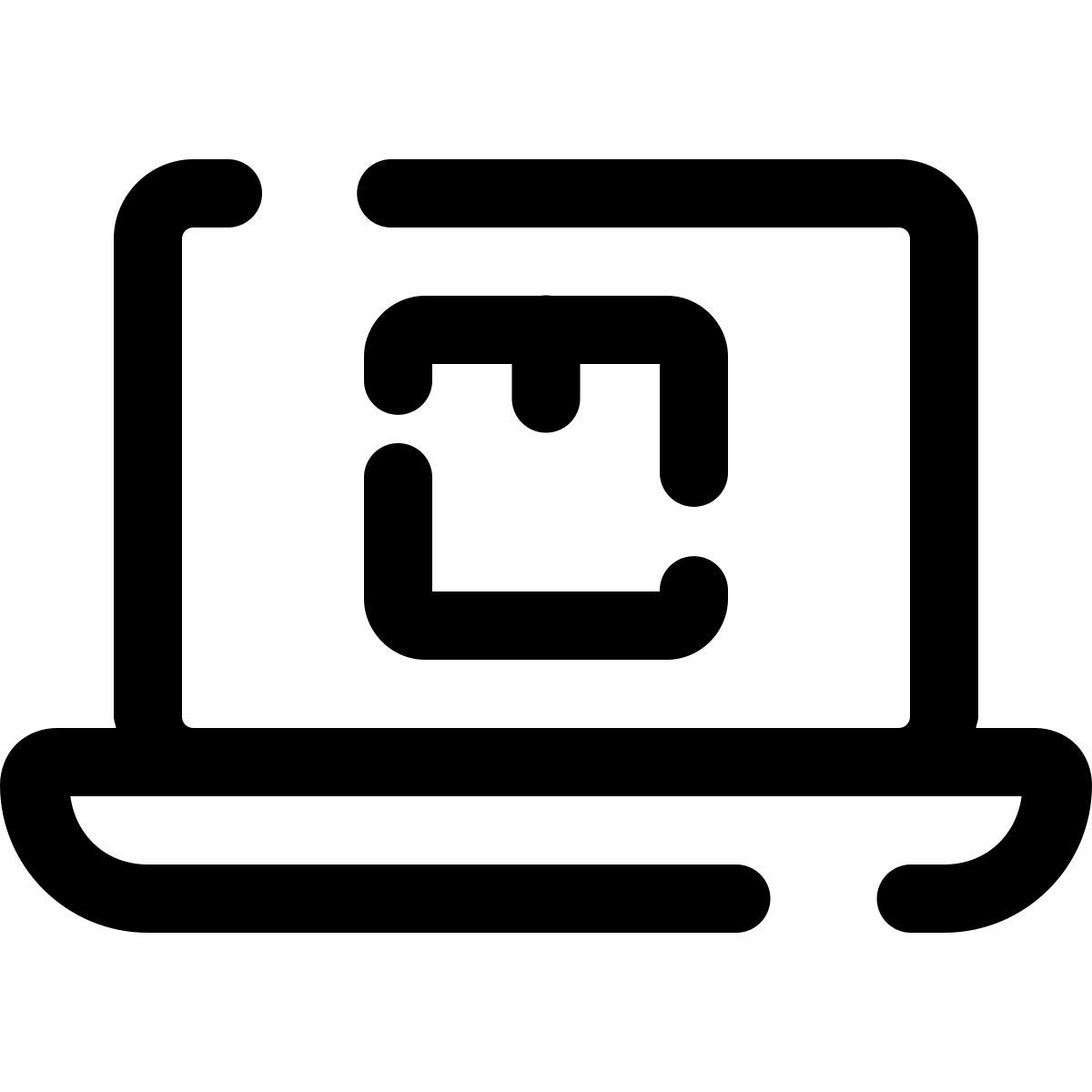 pulsar line style seguimiento de paquetes en línea icon