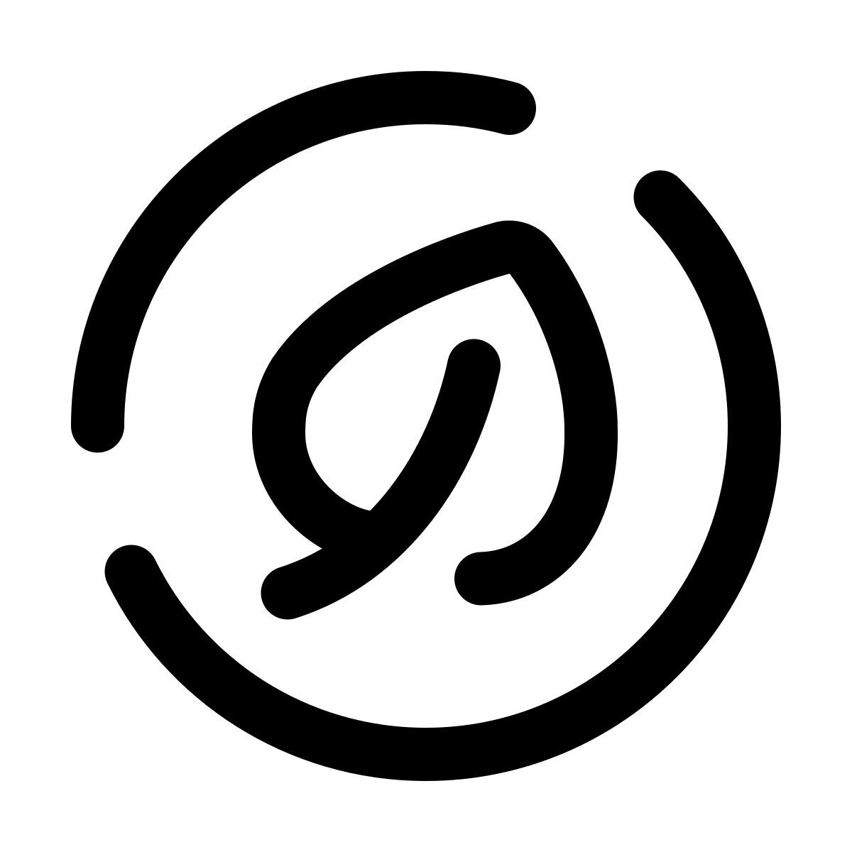 pulsar line style organic food icon