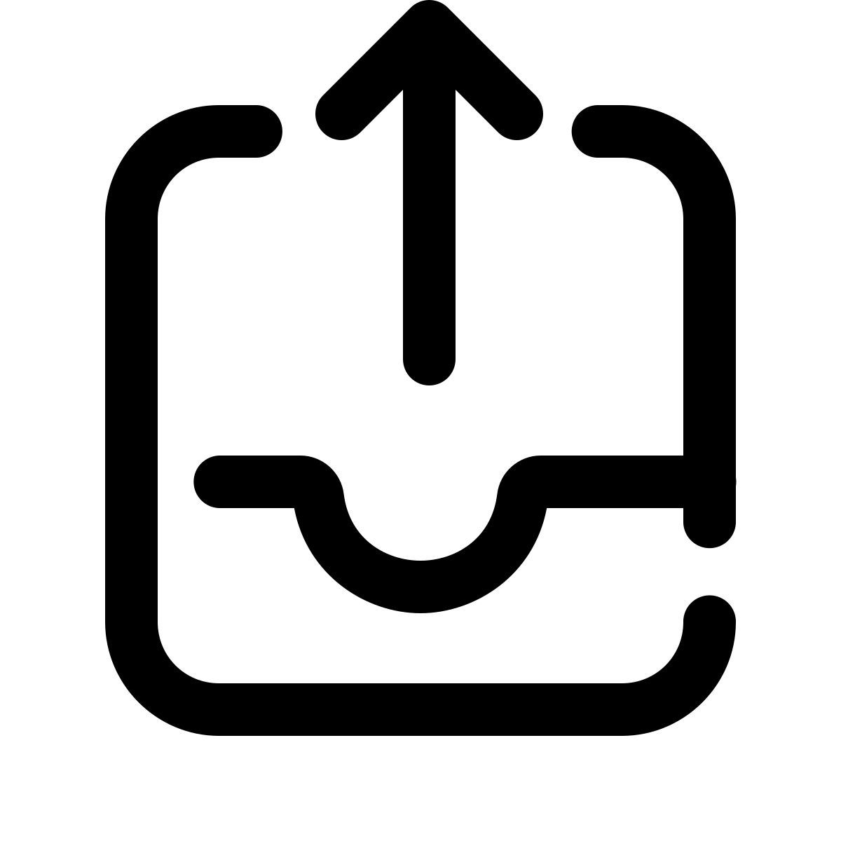 pulsar line style outbox icon