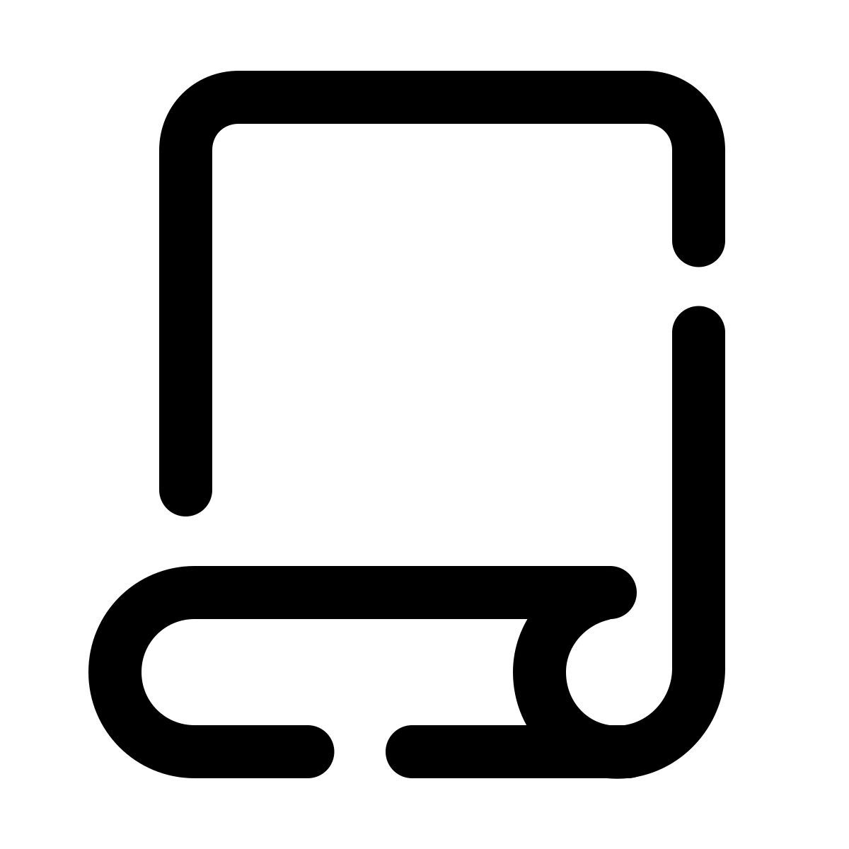 pulsar line style papel icon