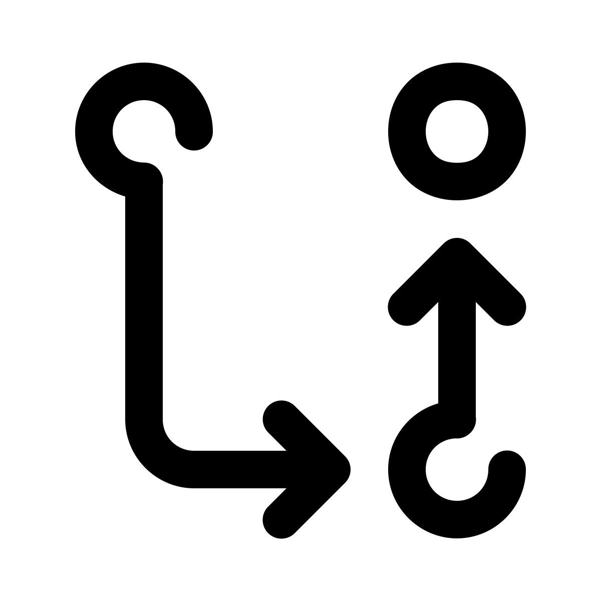 pulsar line style passi percorso icon