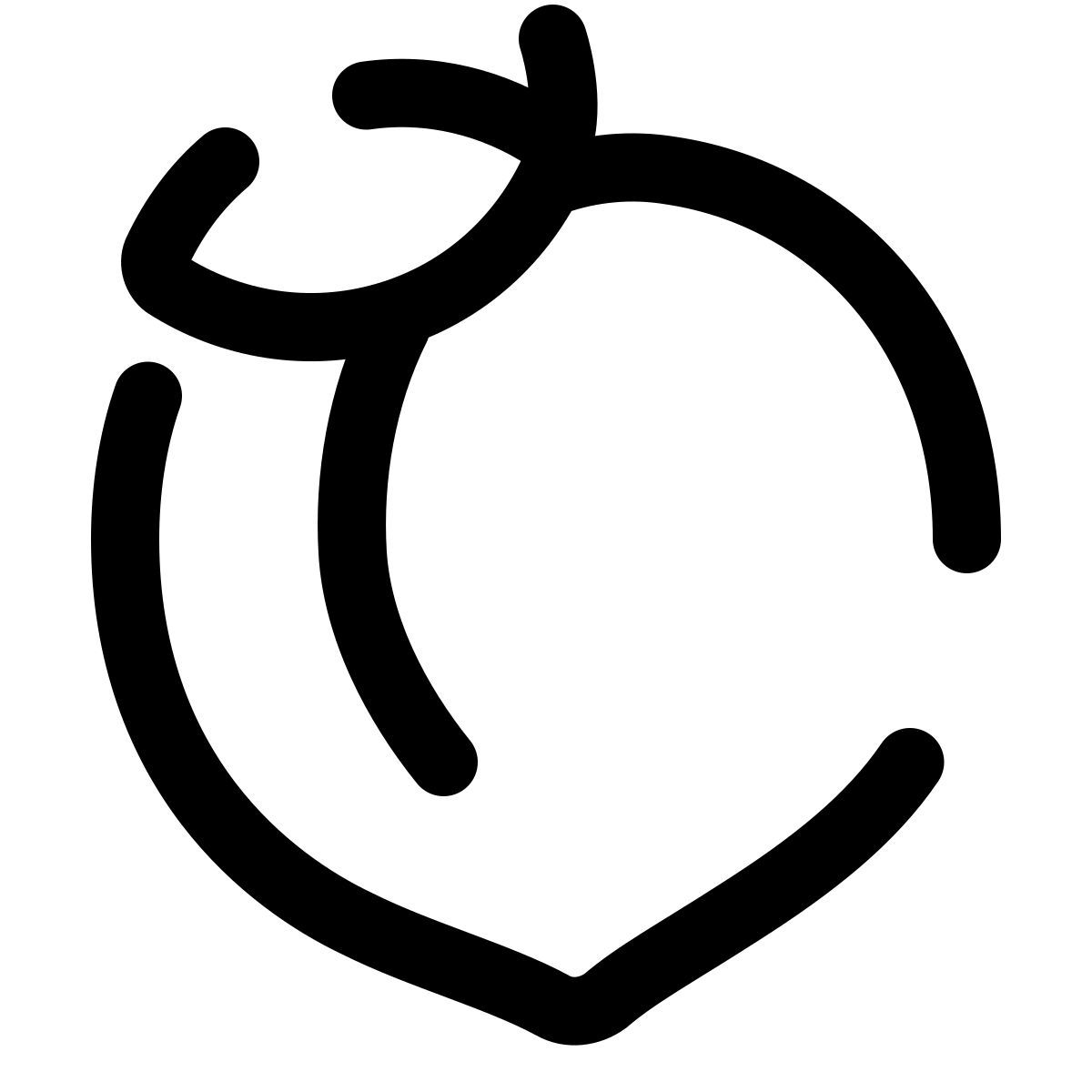 pulsar line style 복숭아 icon