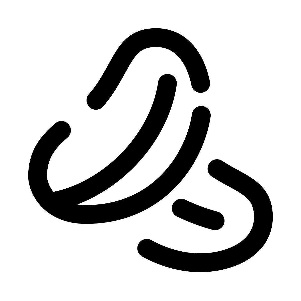 pulsar line style 땅콩 icon