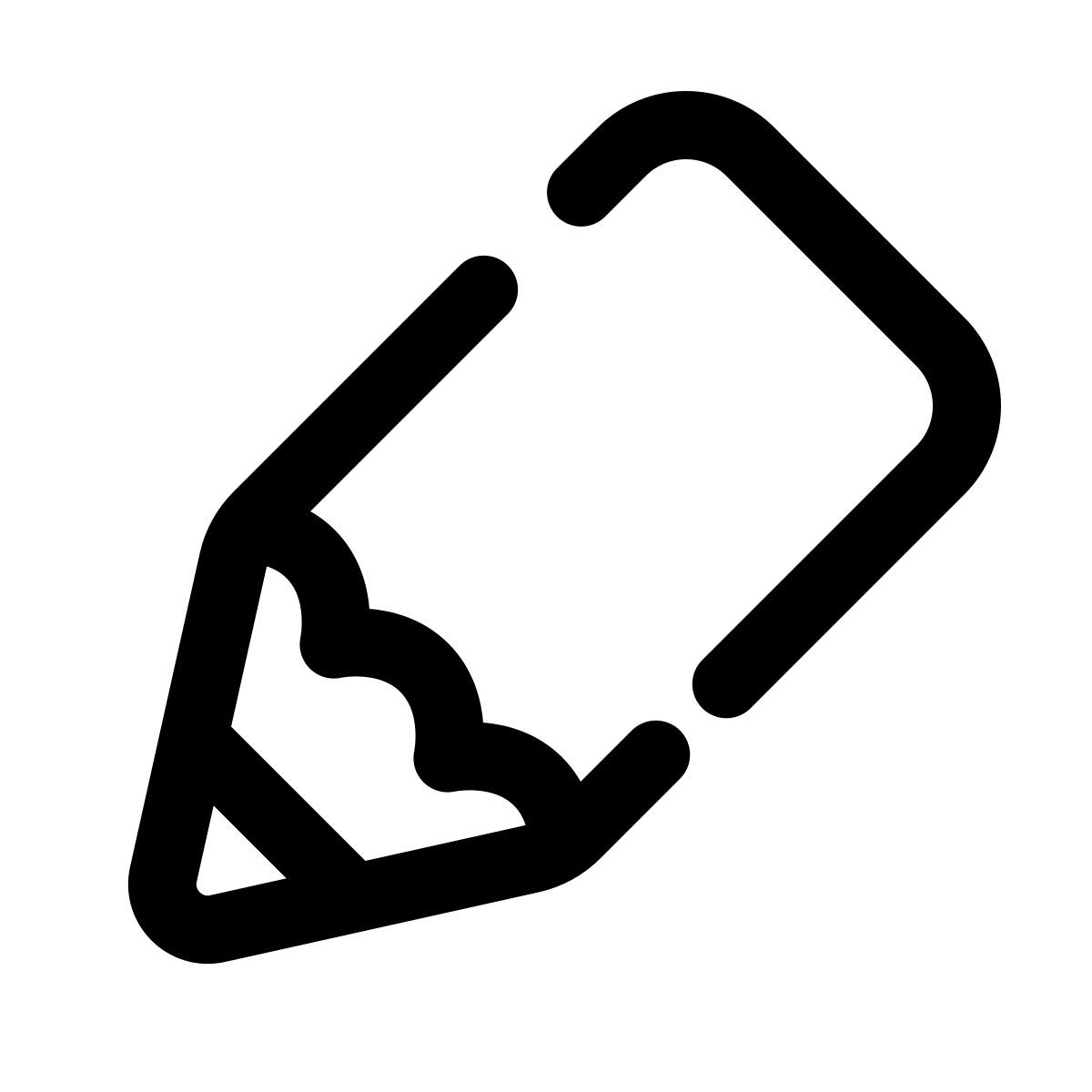 pulsar line style pencil drawing icon