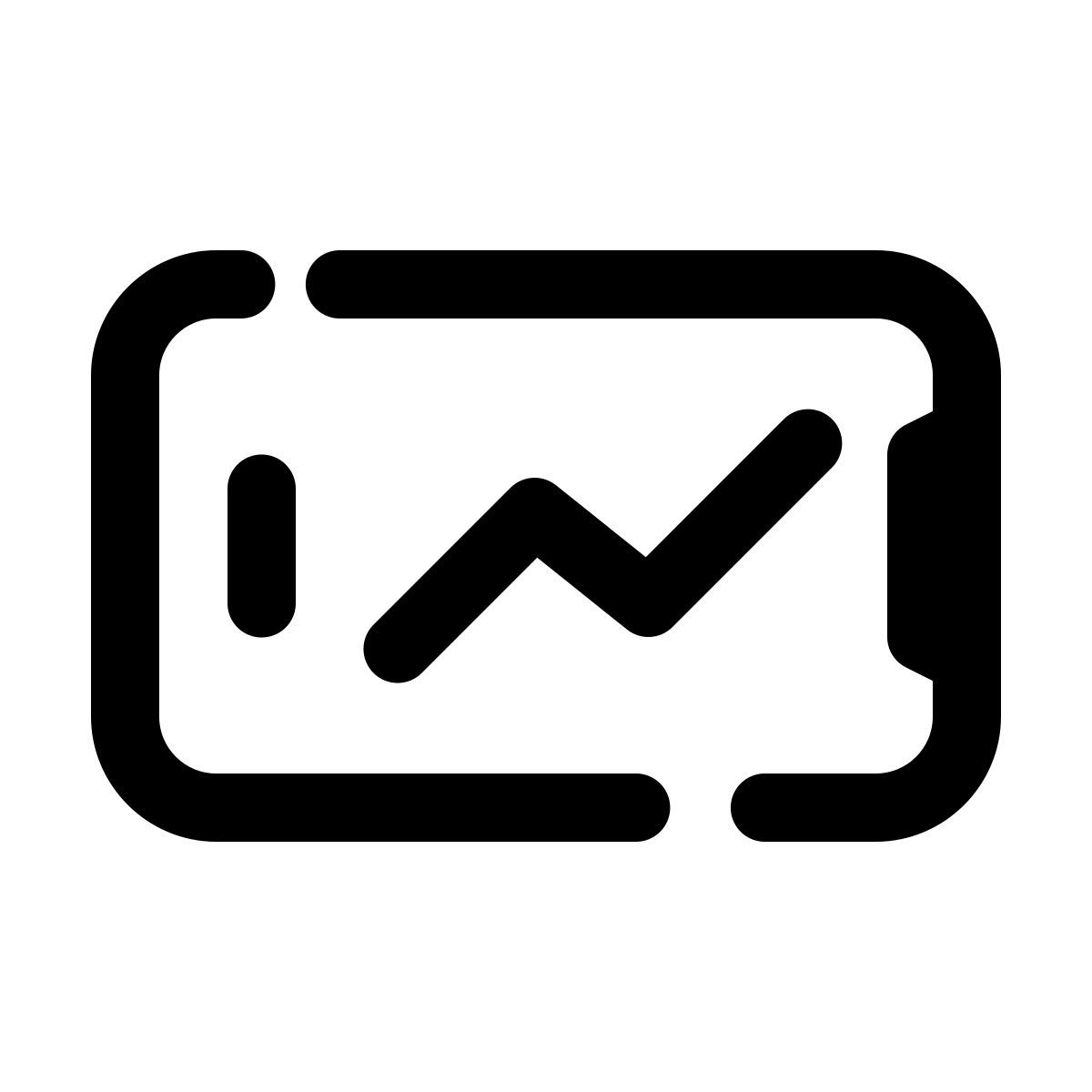 pulsar line style smartphone de desempenho icon