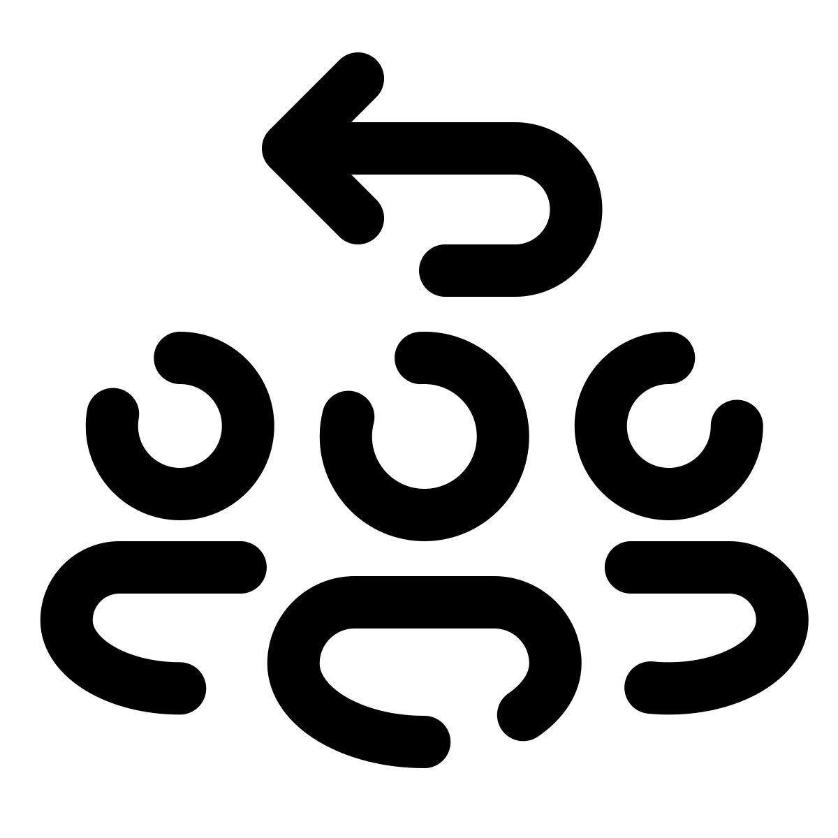 pulsar line style retorno de población icon