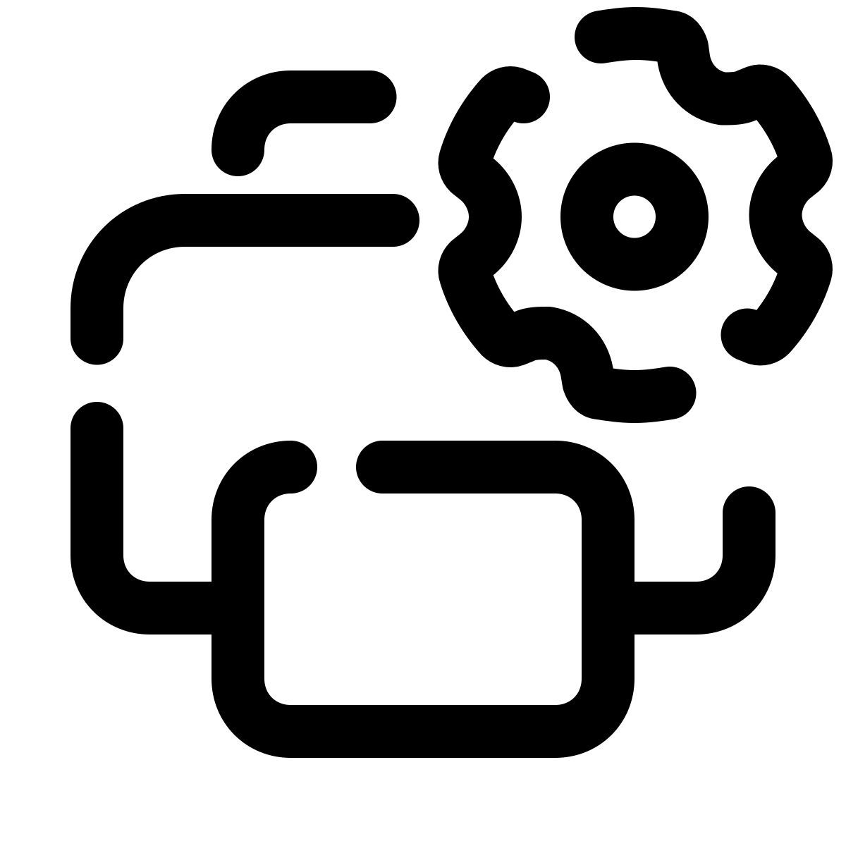 pulsar line style mantenimiento de impresora icon