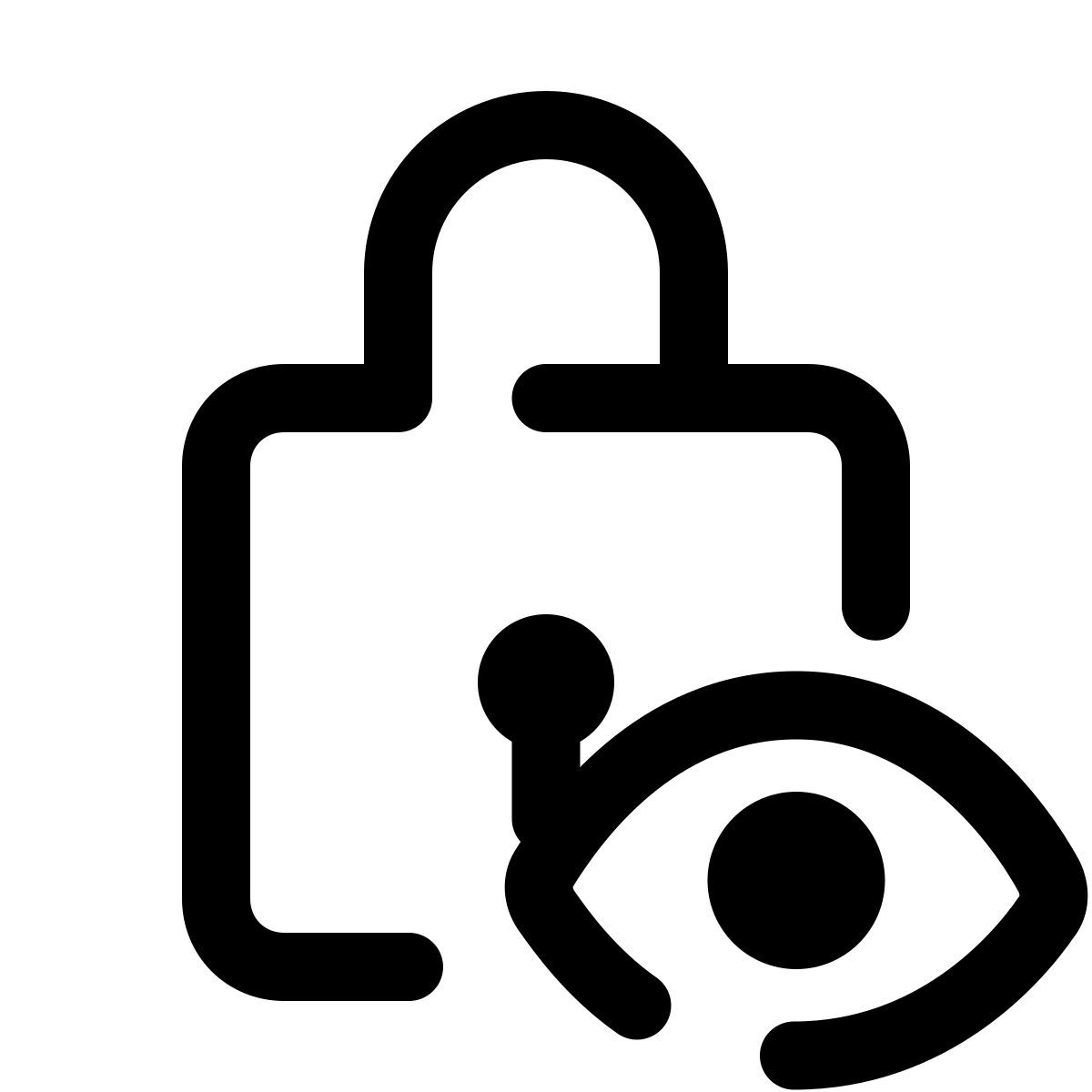 pulsar line style private sperre icon