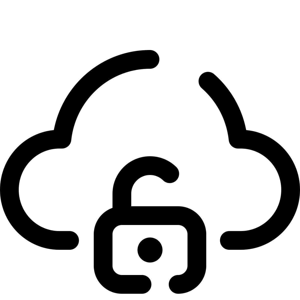 pulsar line style 퍼블릭 클라우드 icon