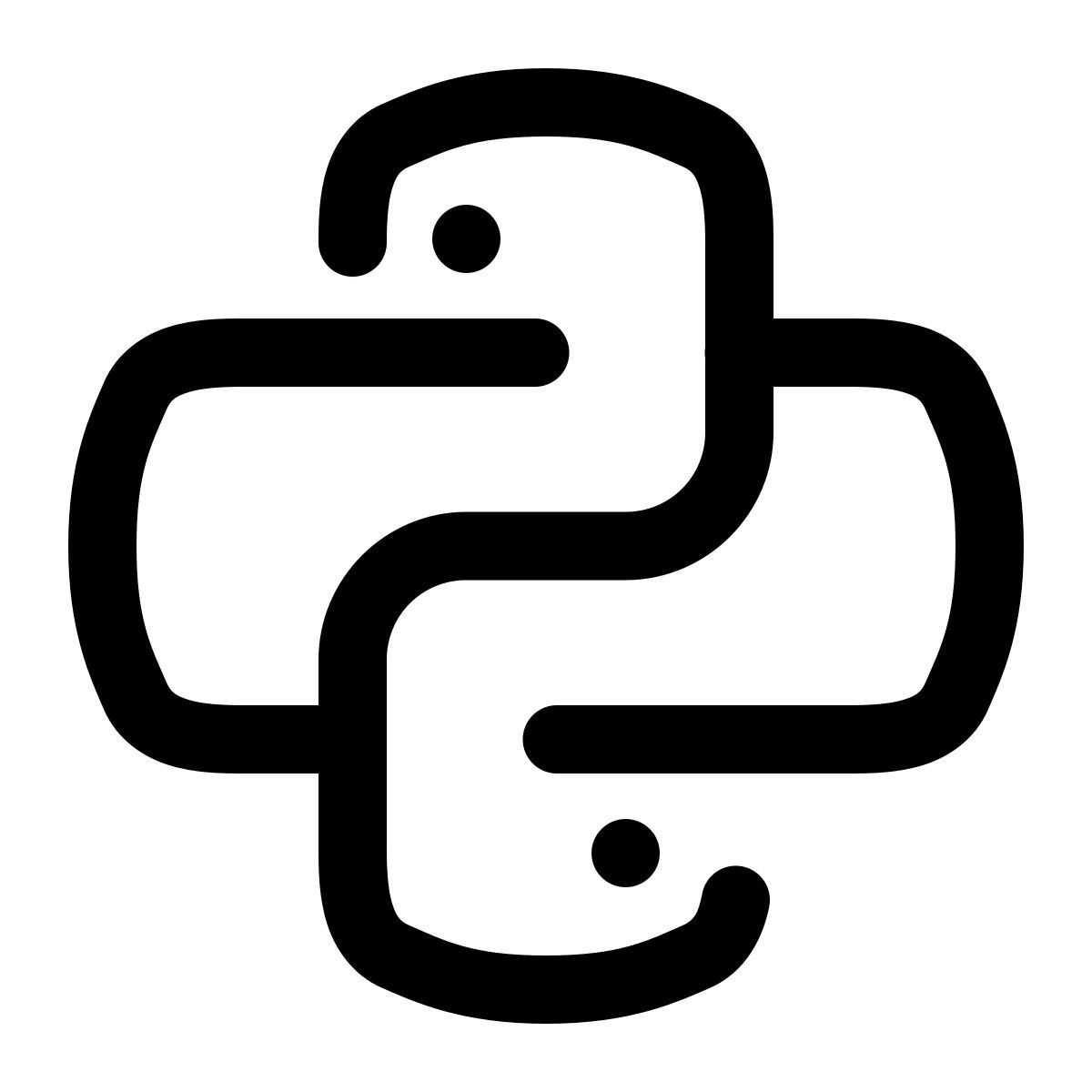 pulsar line style python icon