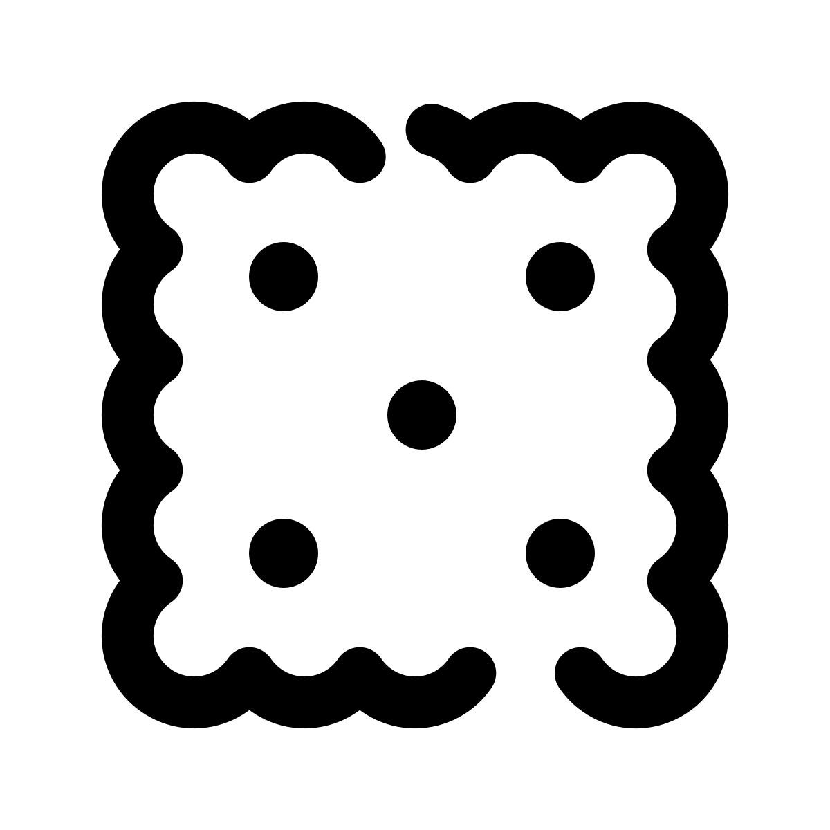 pulsar line style 크래커 icon