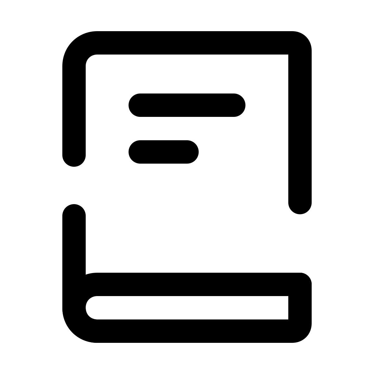 pulsar line style read icon