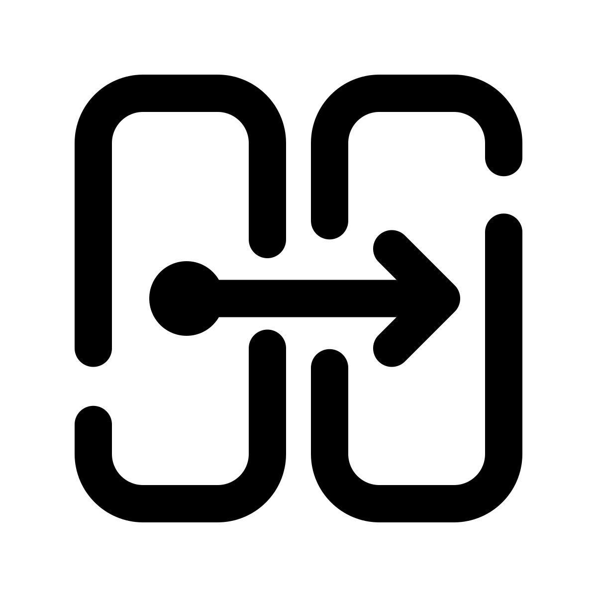 pulsar line style rearrange icon