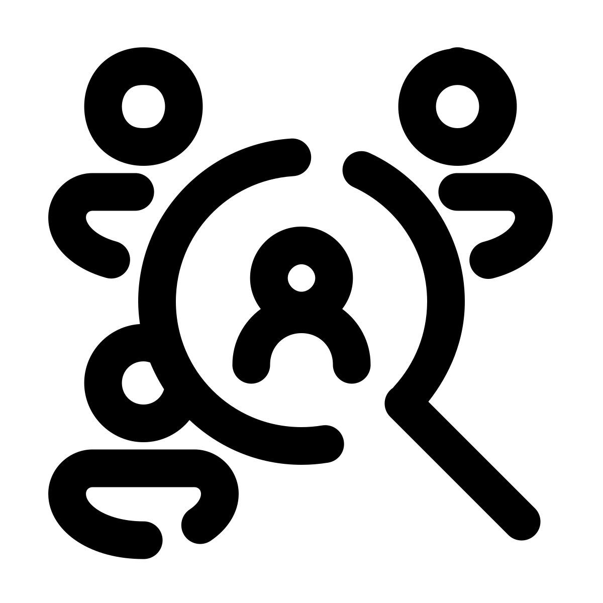 pulsar line style reclutamiento icon