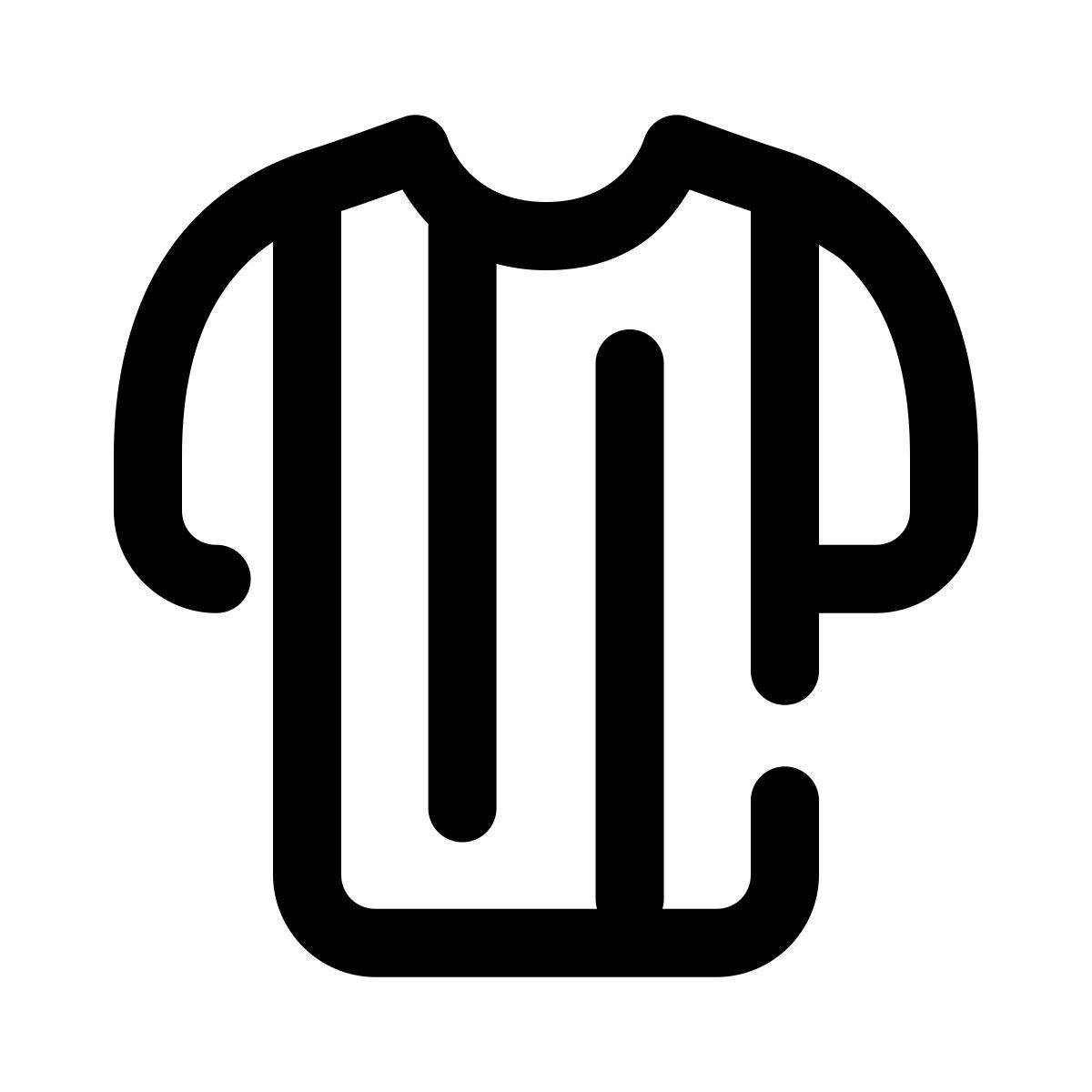 pulsar line style árbitro jersey filled icon