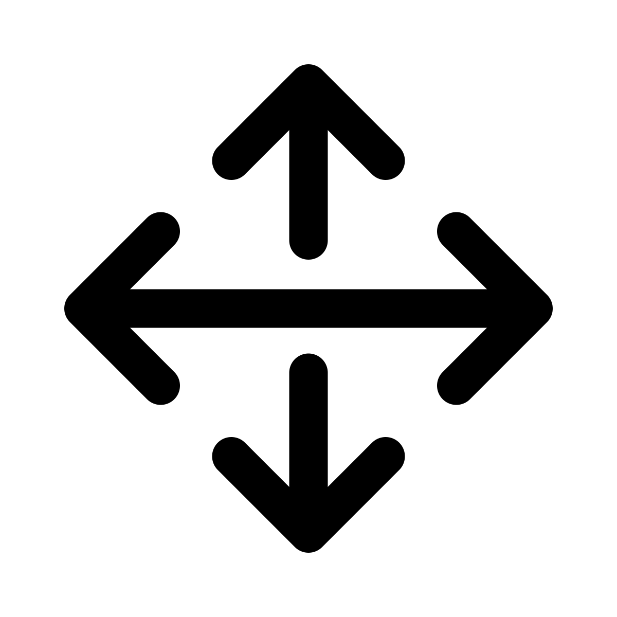 pulsar line style resize four directions icon