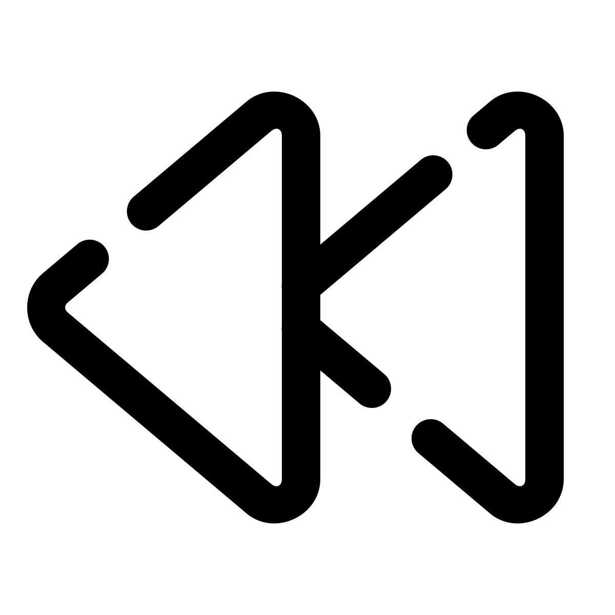 pulsar line style rebobinar icon