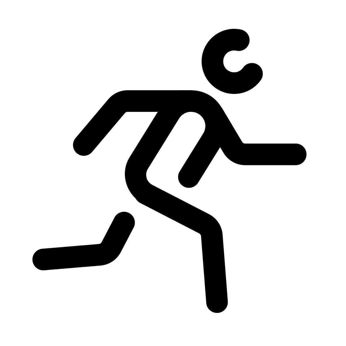 pulsar line style 跑步 icon