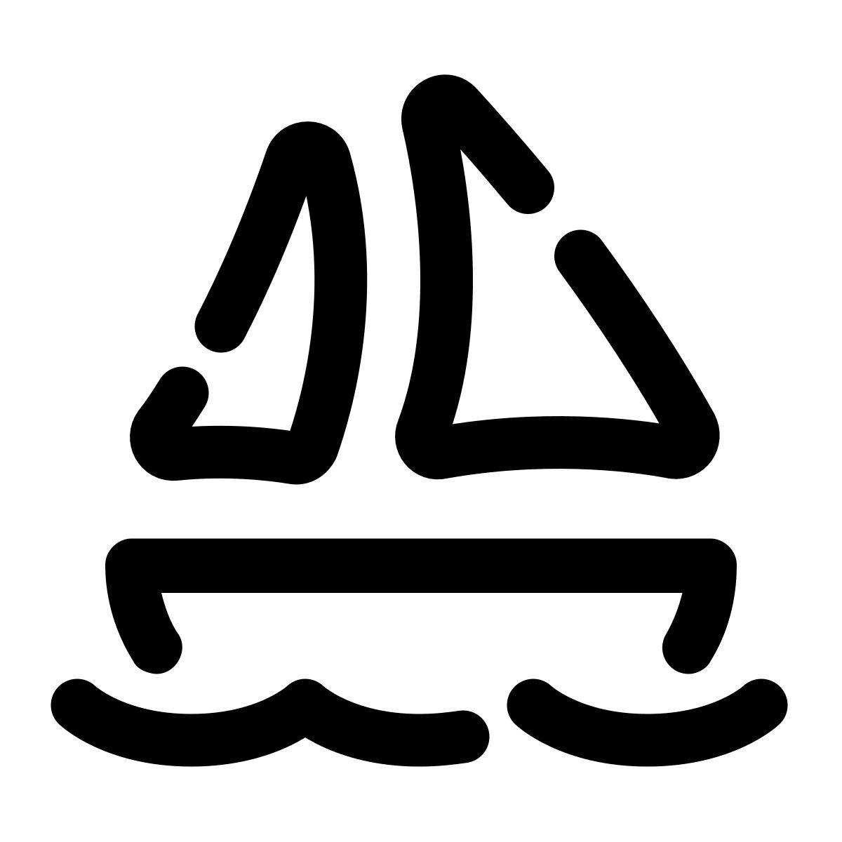 pulsar line style 帆船 icon