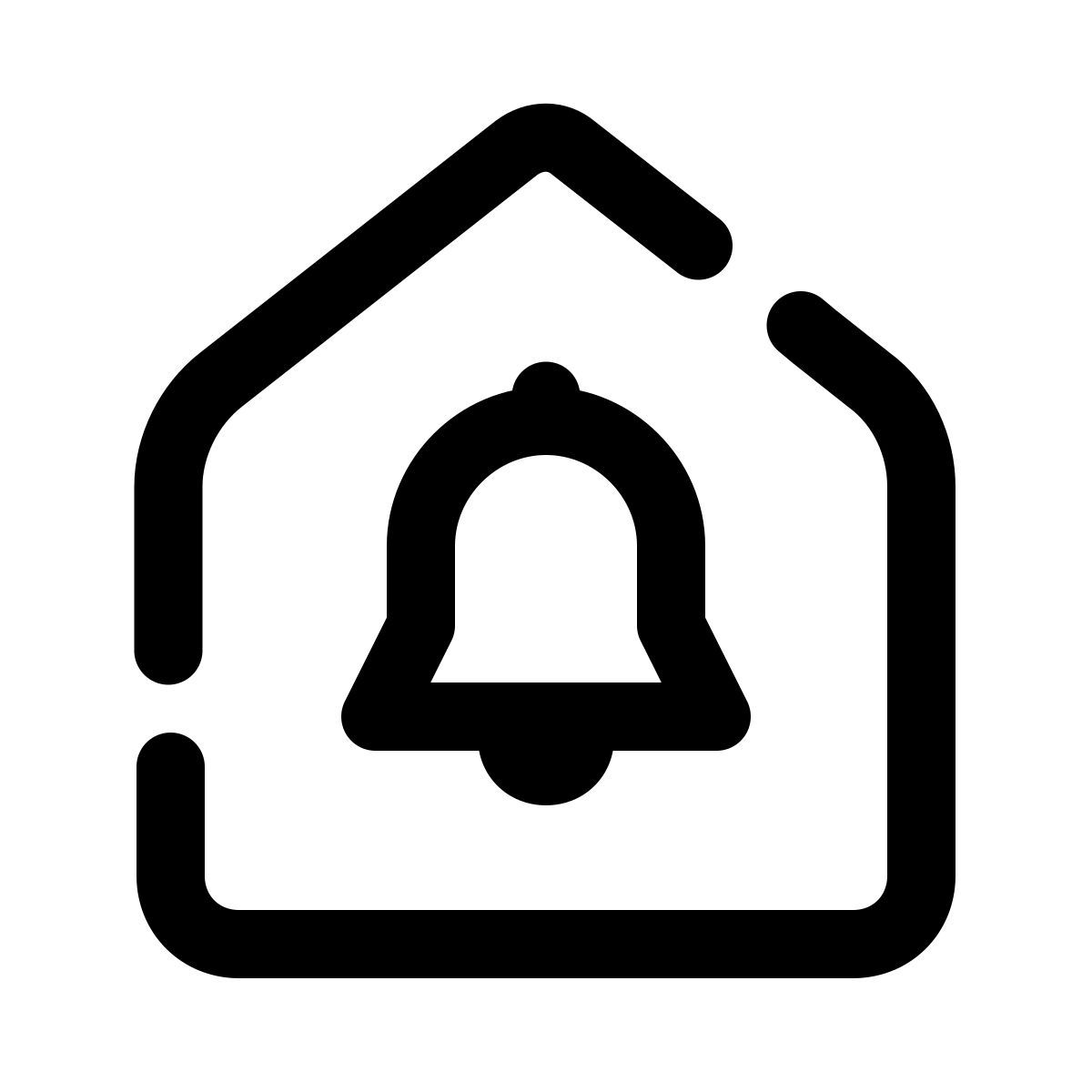 pulsar line style 경보 시스템에 의해 보안 icon