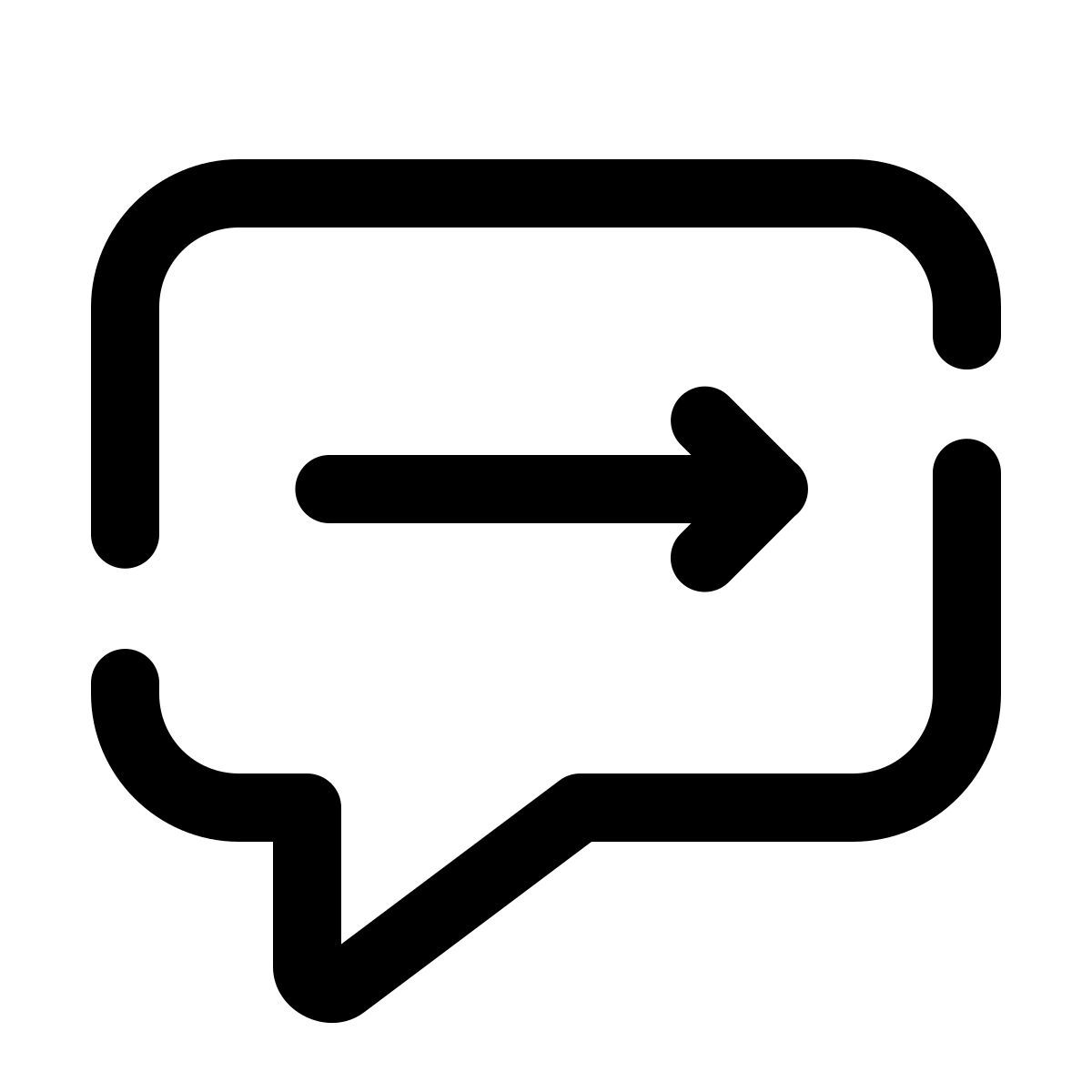 pulsar line style send comment icon