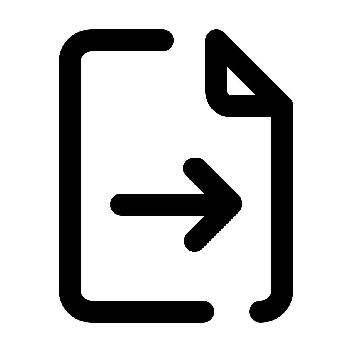 pulsar line style enviar archivo icon