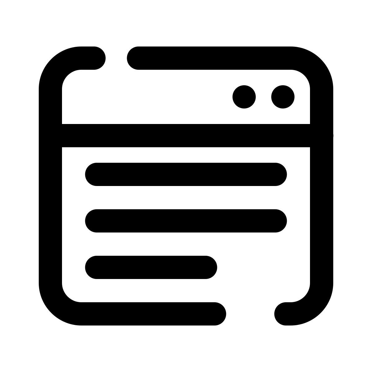 pulsar line style seo text icon