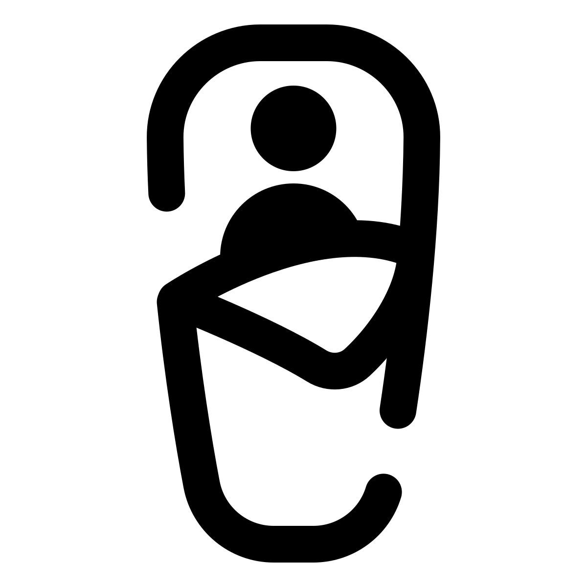 pulsar line style saco de dormir icon