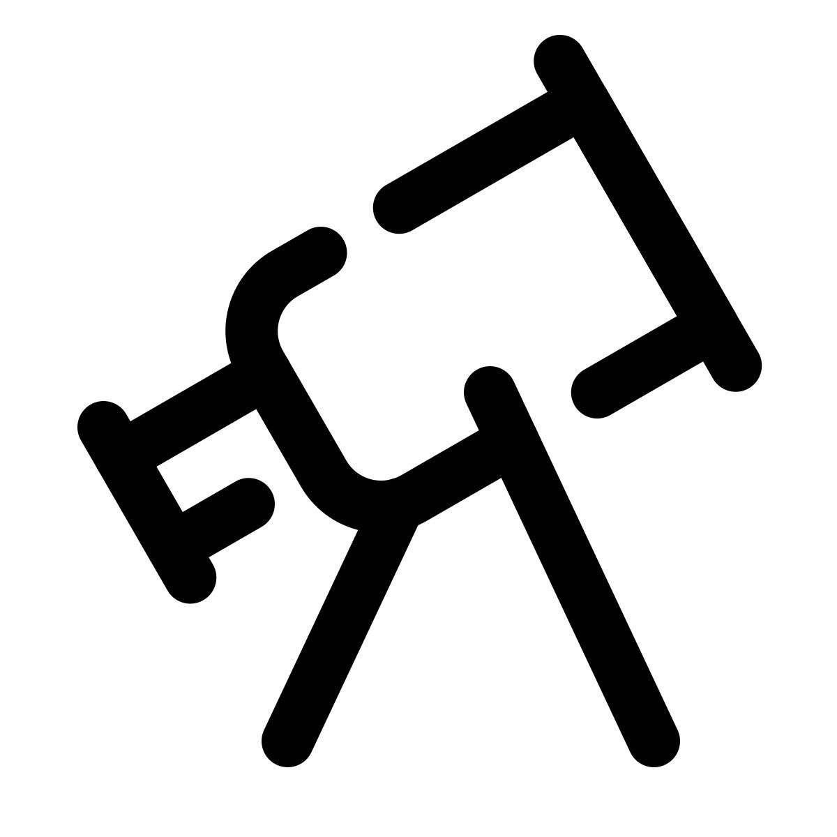 pulsar line style small telescope icon