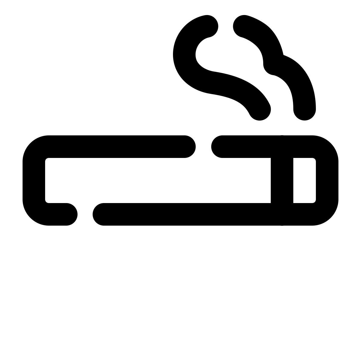 pulsar line style smoking icon