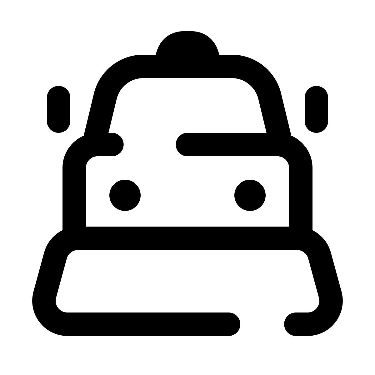 pulsar line style chasse neige icon