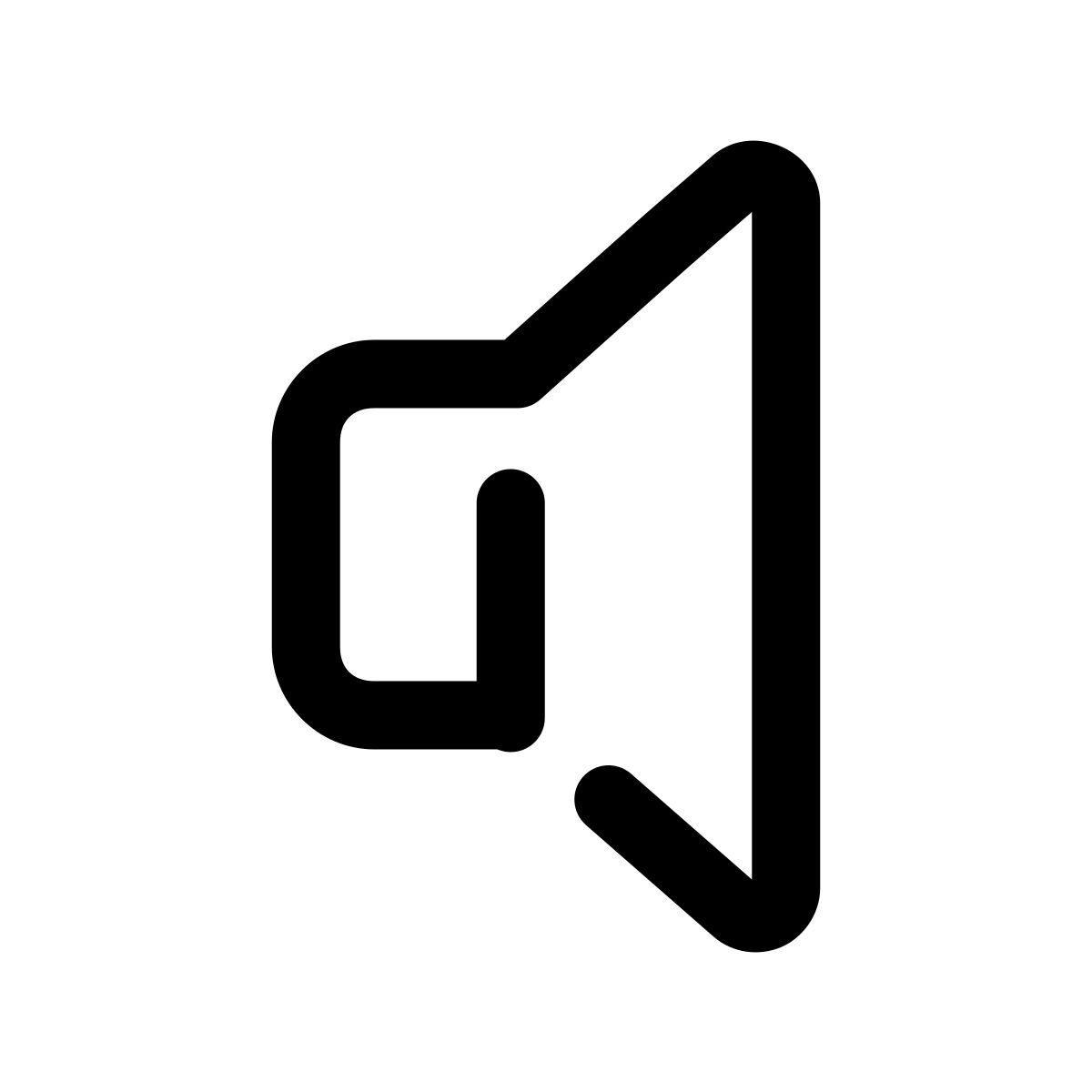 pulsar line style 건전한 발표자 icon